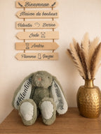 Peluche lapin personnalisable