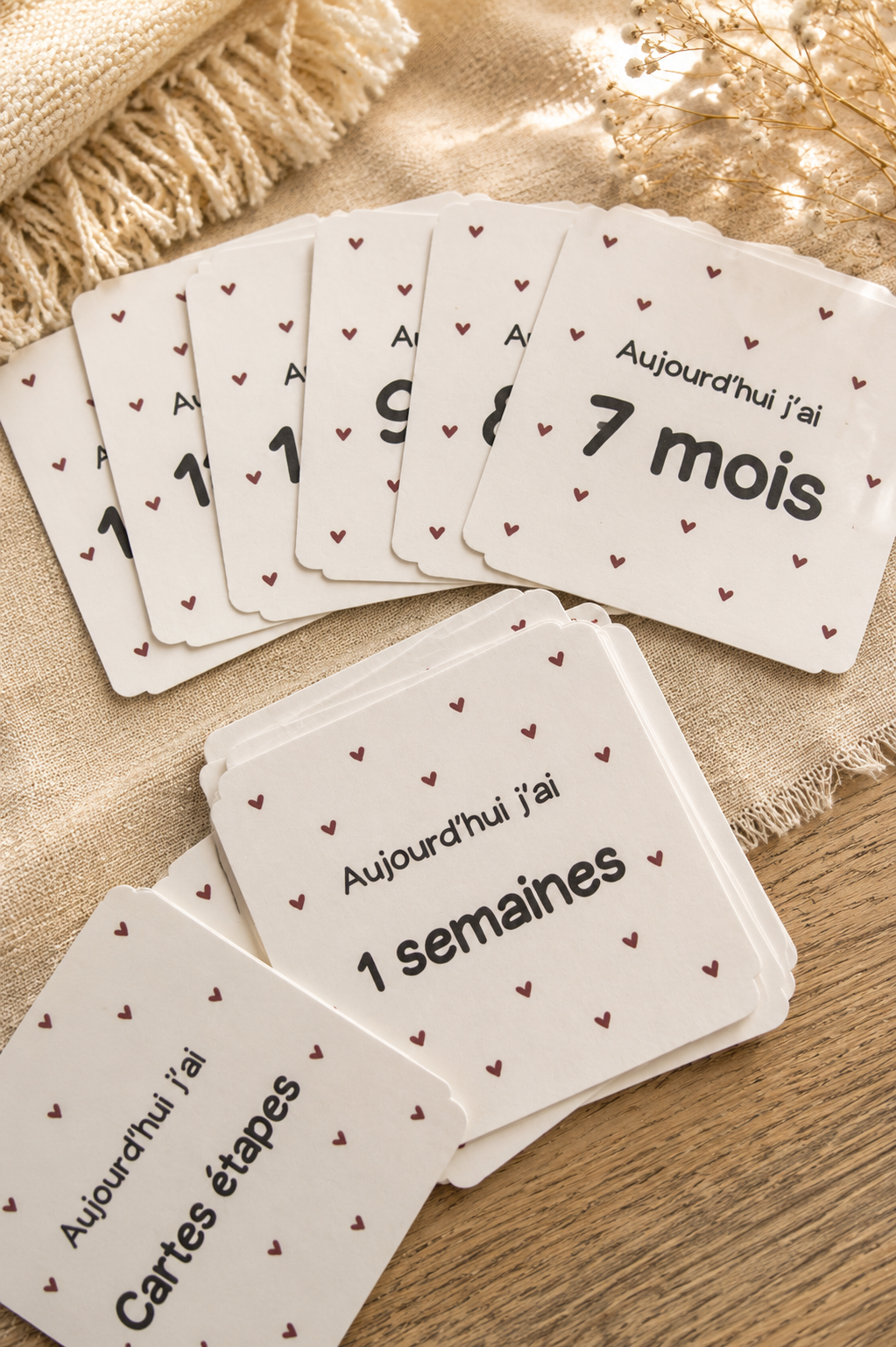 Cartes étapes - Grossesse & naissance