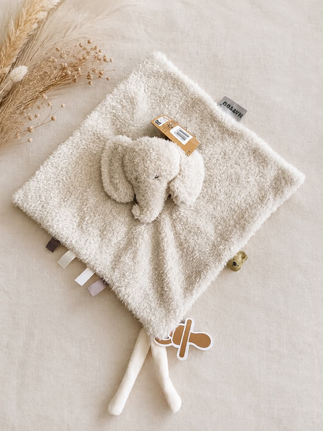 Doudou éléphant teddy - Nattou