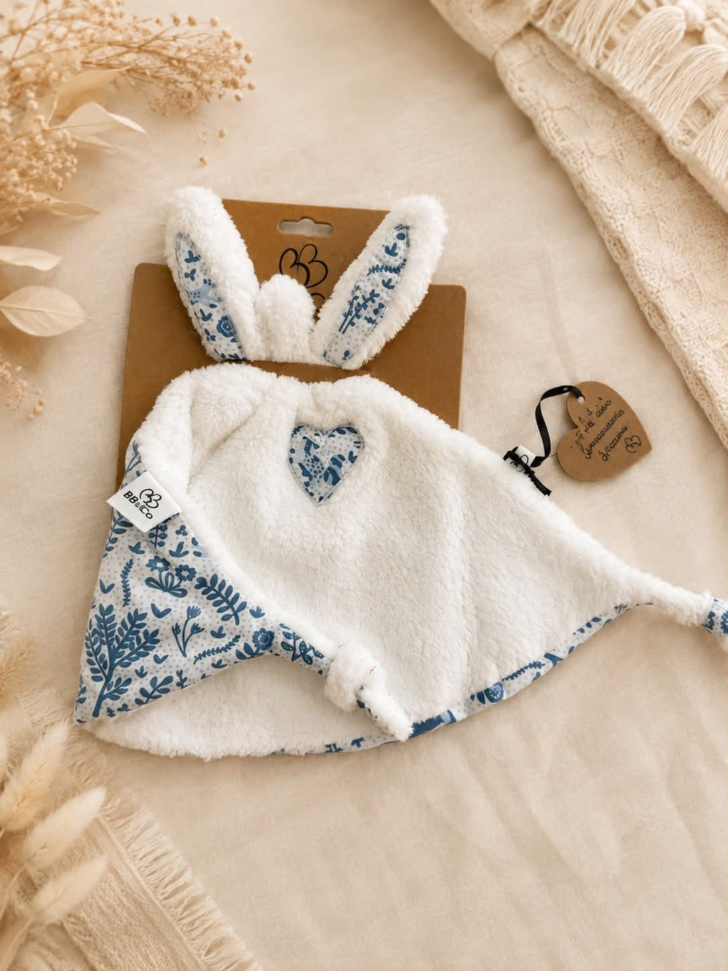 Doudou lapin microfibre - BB&CO