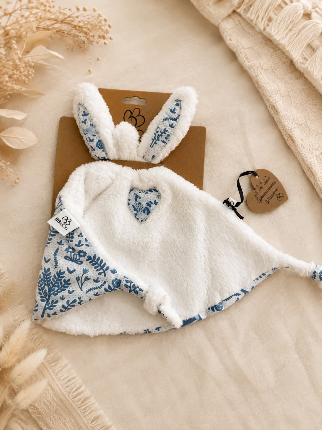 Doudou lapin microfibre - BB&CO
