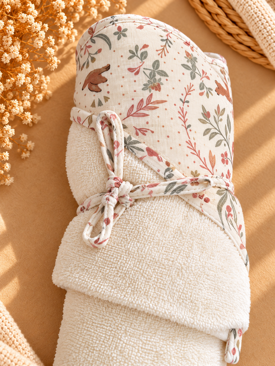 Cape de bain & son gant bb&co