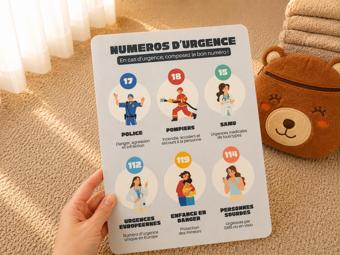 Fiche  pour l’apprentissage du langage et de l'écriture