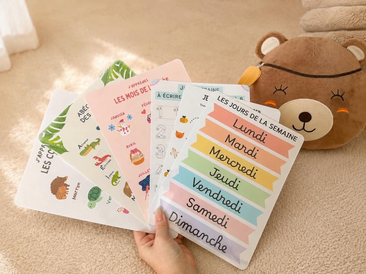 Fiche  pour l’apprentissage du langage et de l'écriture