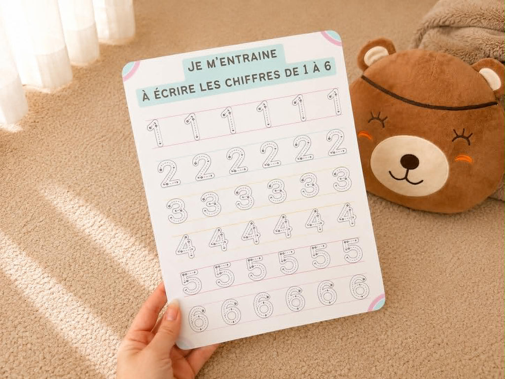 Fiche  pour l’apprentissage du langage et de l'écriture