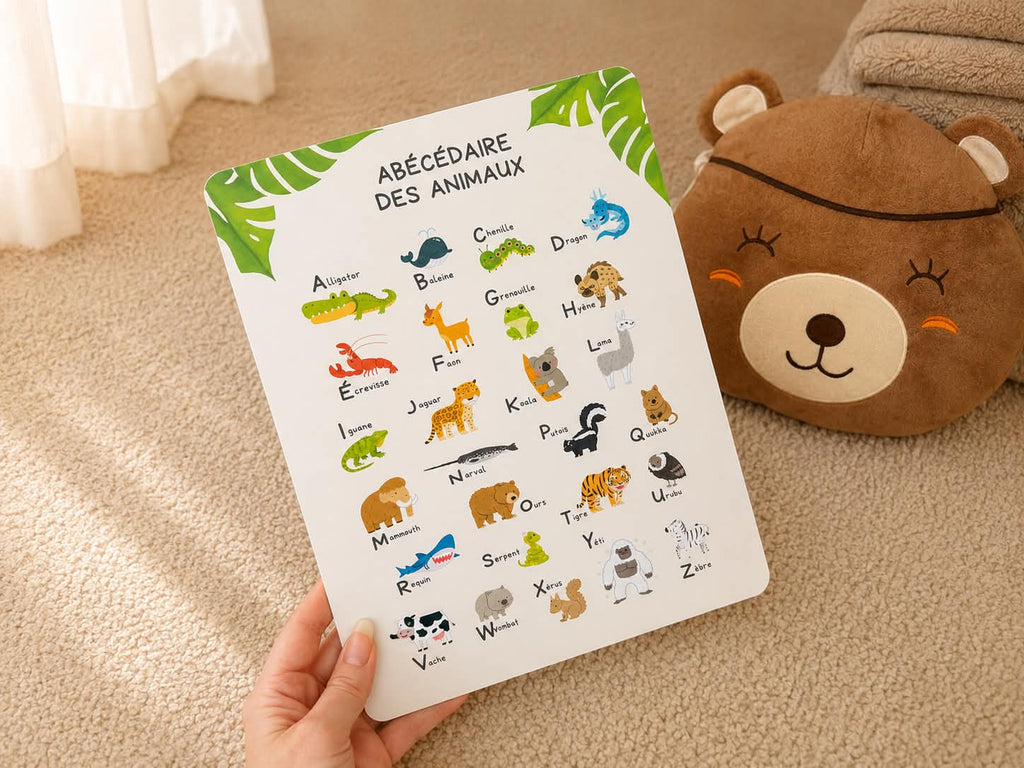 Fiche  pour l’apprentissage du langage et de l'écriture